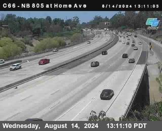 NB 805 at Home Ave (On Ramp)