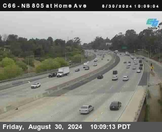 NB 805 at Home Ave (On Ramp)