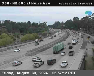 NB 805 at Home Ave (On Ramp)