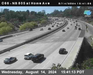 NB 805 at Home Ave (On Ramp)