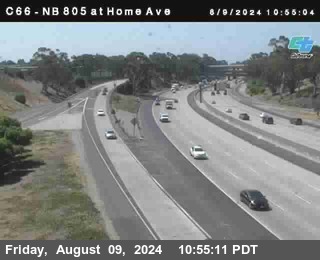 NB 805 at Home Ave (On Ramp)