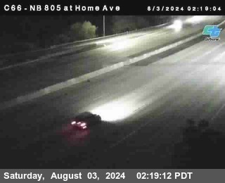 NB 805 at Home Ave (On Ramp)