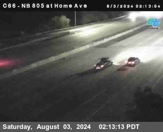 NB 805 at Home Ave (On Ramp)