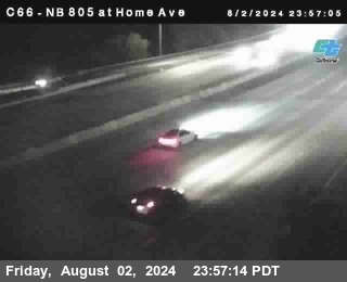 NB 805 at Home Ave (On Ramp)