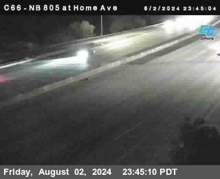 NB 805 at Home Ave (On Ramp)