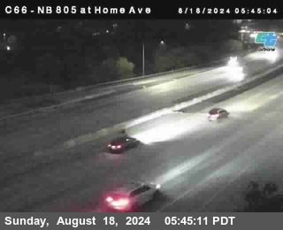 NB 805 at Home Ave (On Ramp)