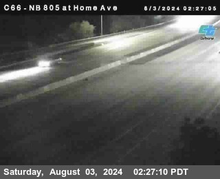 NB 805 at Home Ave (On Ramp)