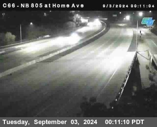 NB 805 at Home Ave (On Ramp)