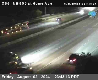 NB 805 at Home Ave (On Ramp)