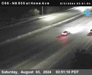 NB 805 at Home Ave (On Ramp)