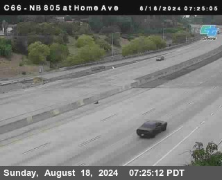 NB 805 at Home Ave (On Ramp)