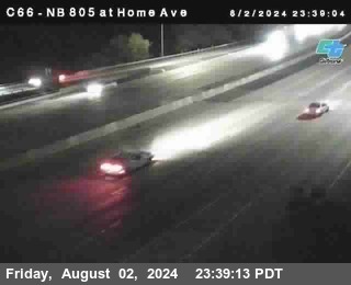 NB 805 at Home Ave (On Ramp)