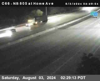 NB 805 at Home Ave (On Ramp)