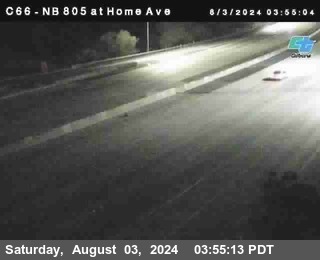 NB 805 at Home Ave (On Ramp)