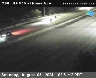 NB 805 at Home Ave (On Ramp)