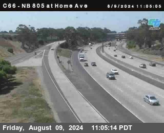 NB 805 at Home Ave (On Ramp)