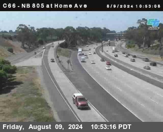 NB 805 at Home Ave (On Ramp)