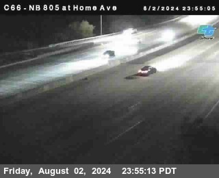 NB 805 at Home Ave (On Ramp)