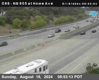 NB 805 at Home Ave (On Ramp)