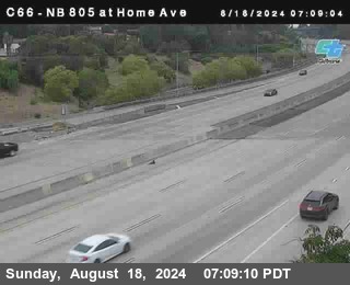 NB 805 at Home Ave (On Ramp)