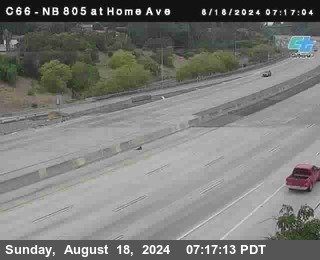 NB 805 at Home Ave (On Ramp)