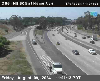 NB 805 at Home Ave (On Ramp)