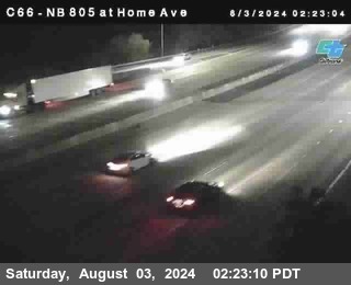 NB 805 at Home Ave (On Ramp)