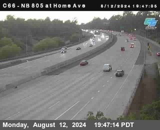 NB 805 at Home Ave (On Ramp)