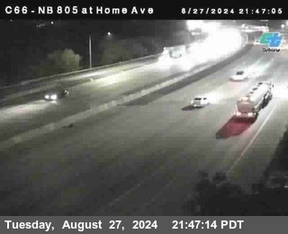 NB 805 at Home Ave (On Ramp)