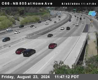 NB 805 at Home Ave (On Ramp)