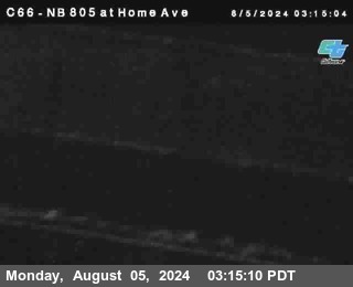 NB 805 at Home Ave (On Ramp)