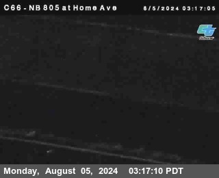 NB 805 at Home Ave (On Ramp)