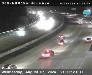 NB 805 at Home Ave (On Ramp)