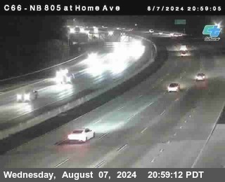 NB 805 at Home Ave (On Ramp)