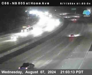 NB 805 at Home Ave (On Ramp)