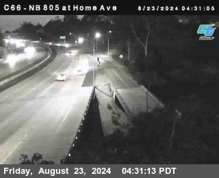 NB 805 at Home Ave (On Ramp)