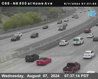 NB 805 at Home Ave (On Ramp)