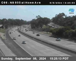 NB 805 at Home Ave (On Ramp)