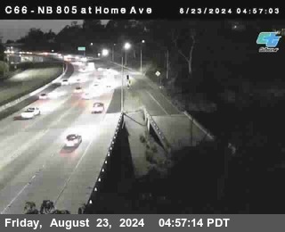 NB 805 at Home Ave (On Ramp)