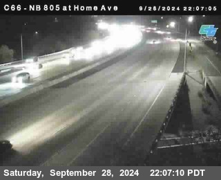 NB 805 at Home Ave (On Ramp)