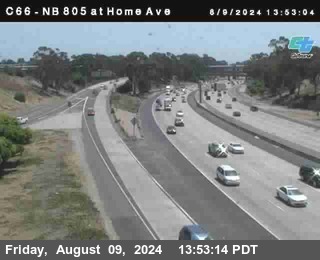 NB 805 at Home Ave (On Ramp)