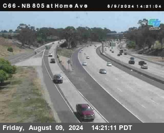 NB 805 at Home Ave (On Ramp)