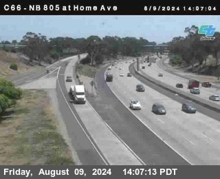 NB 805 at Home Ave (On Ramp)