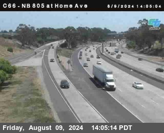 NB 805 at Home Ave (On Ramp)