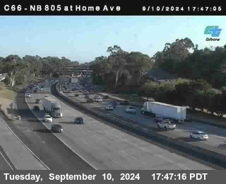 NB 805 at Home Ave (On Ramp)