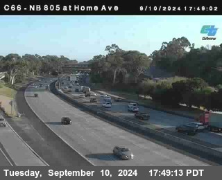 NB 805 at Home Ave (On Ramp)