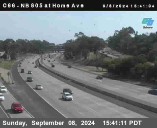 NB 805 at Home Ave (On Ramp)