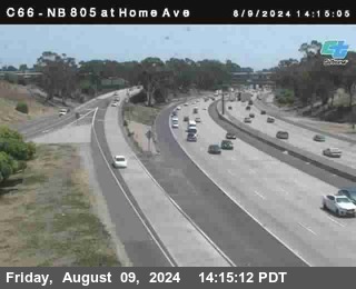 NB 805 at Home Ave (On Ramp)