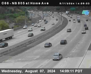 NB 805 at Home Ave (On Ramp)