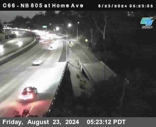 NB 805 at Home Ave (On Ramp)